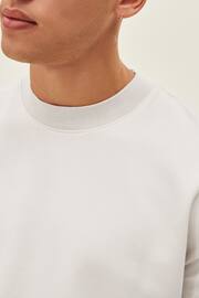 White Relaxed Fit Soft Touch Heavyweight T-Shirt - Image 4 of 7