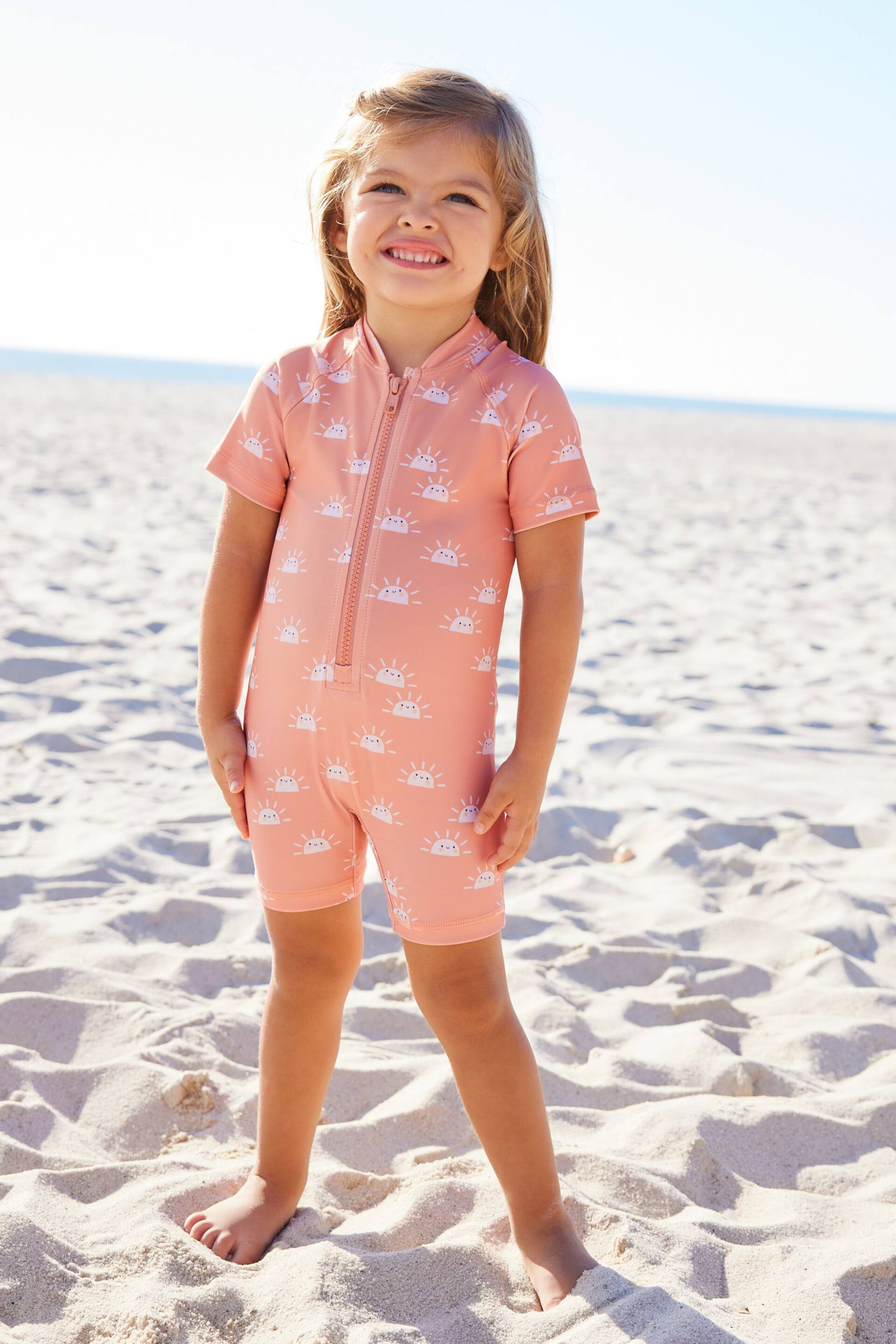 Rust Brown Sunsafe Swimsuit (3mths-7yrs) - Image 2 of 8