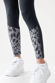 adidas Grey Kids Sportswear Optime 7/8 Leggings - Image 5 of 12