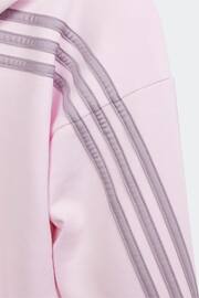 adidas Pink Sportswear Future Icons 3-Stripes Full-Zip Hoodie - Image 5 of 5