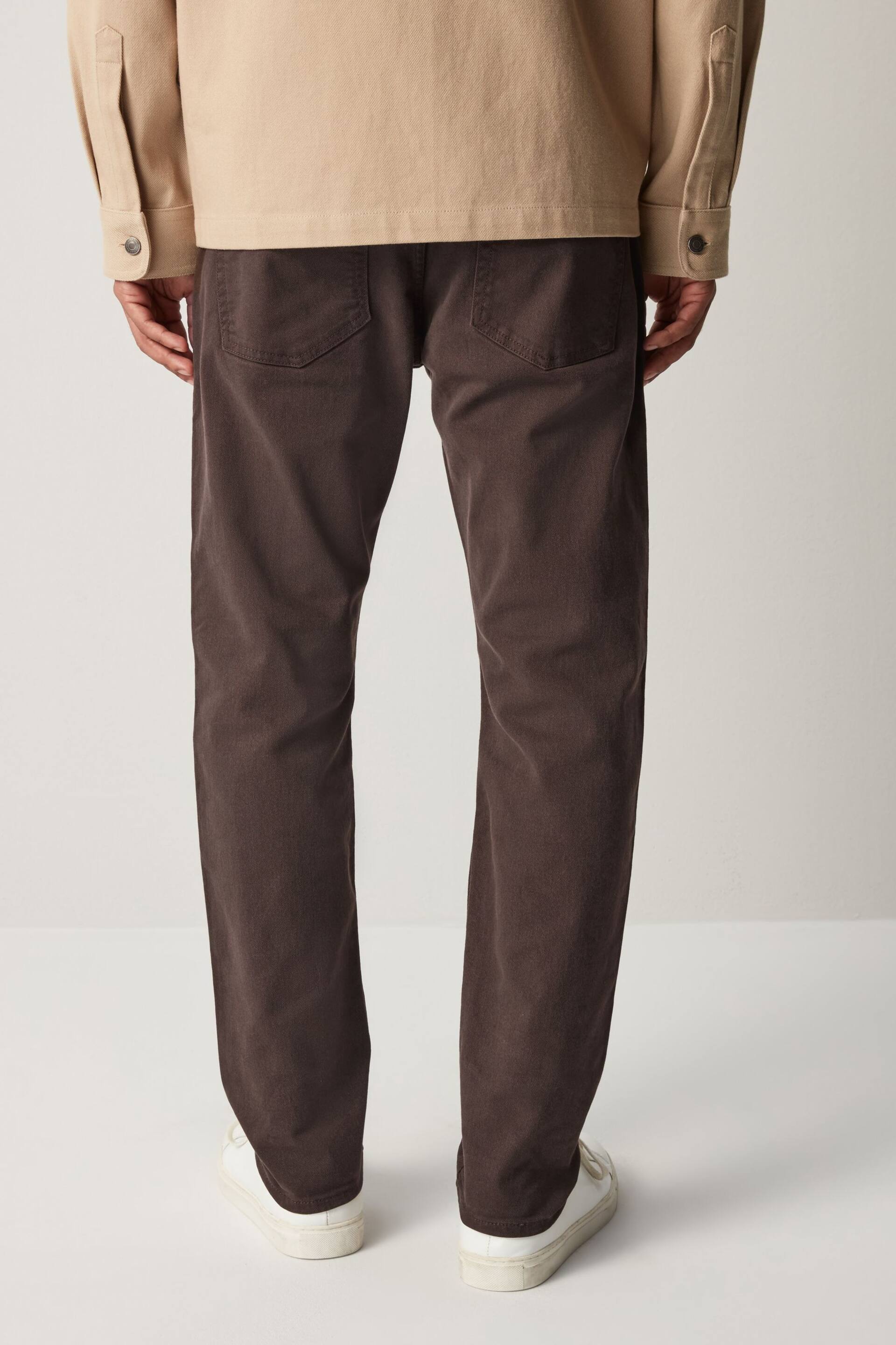 Brown Slim Fit Coloured Stretch Jeans - Image 4 of 7