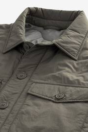 Sage Green Quilted Shacket - Image 11 of 14