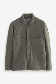 Sage Green Quilted Shacket - Image 9 of 14