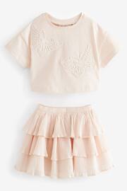 Cream Skirt & T-Shirt Set (3mths-7yrs) - Image 4 of 6