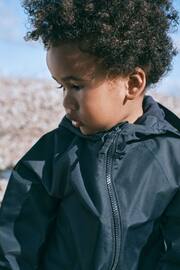 Navy Blue Waterproof Fleece Lined Puddlesuit (3mths-7yrs) - Image 4 of 10