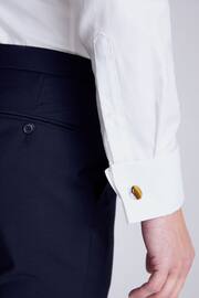 MOSS White Double Cuff Twill Shirt - Image 3 of 4