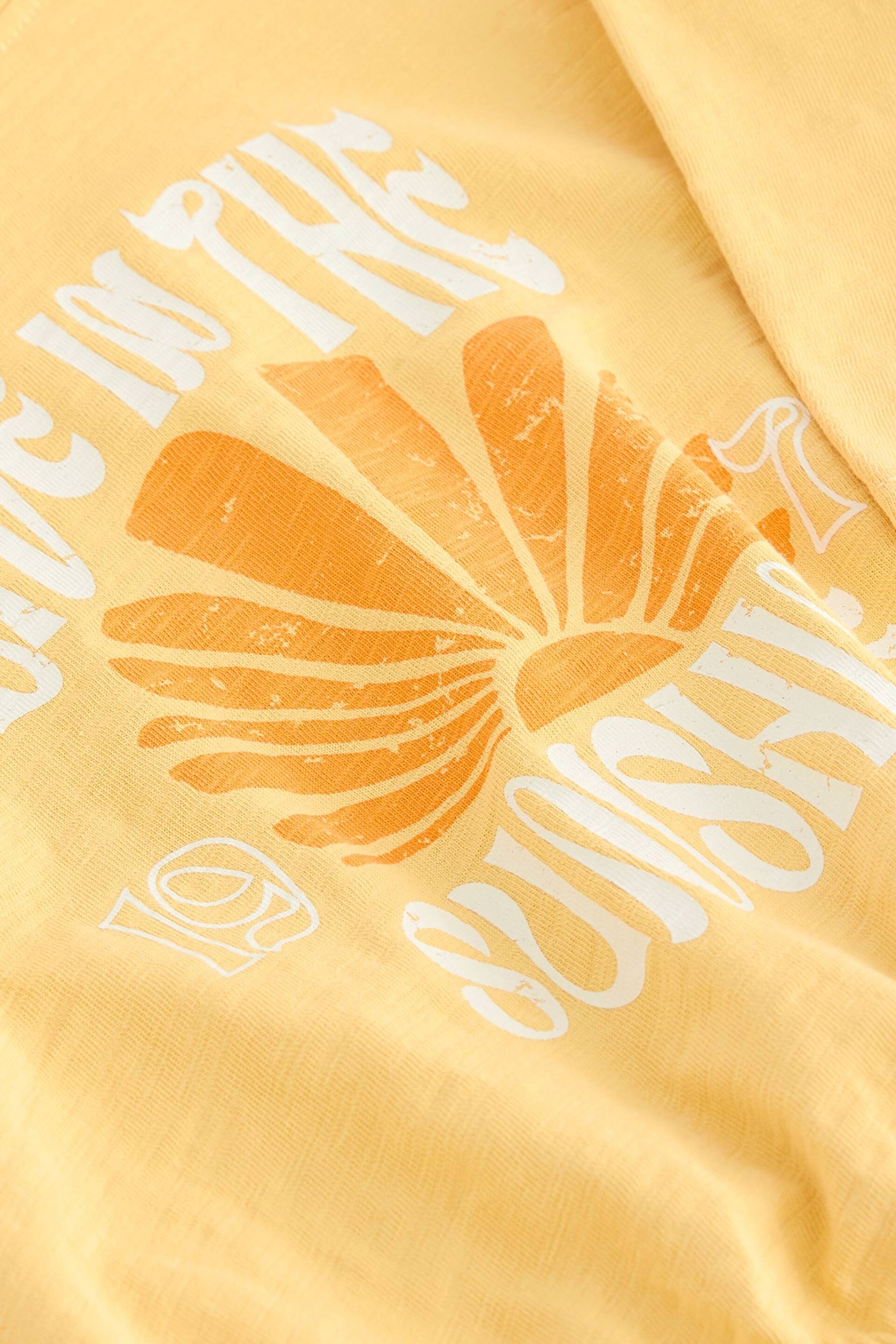 Yellow Sunshine Graphic Boxy T-Shirt (3-16yrs) - Image 8 of 8