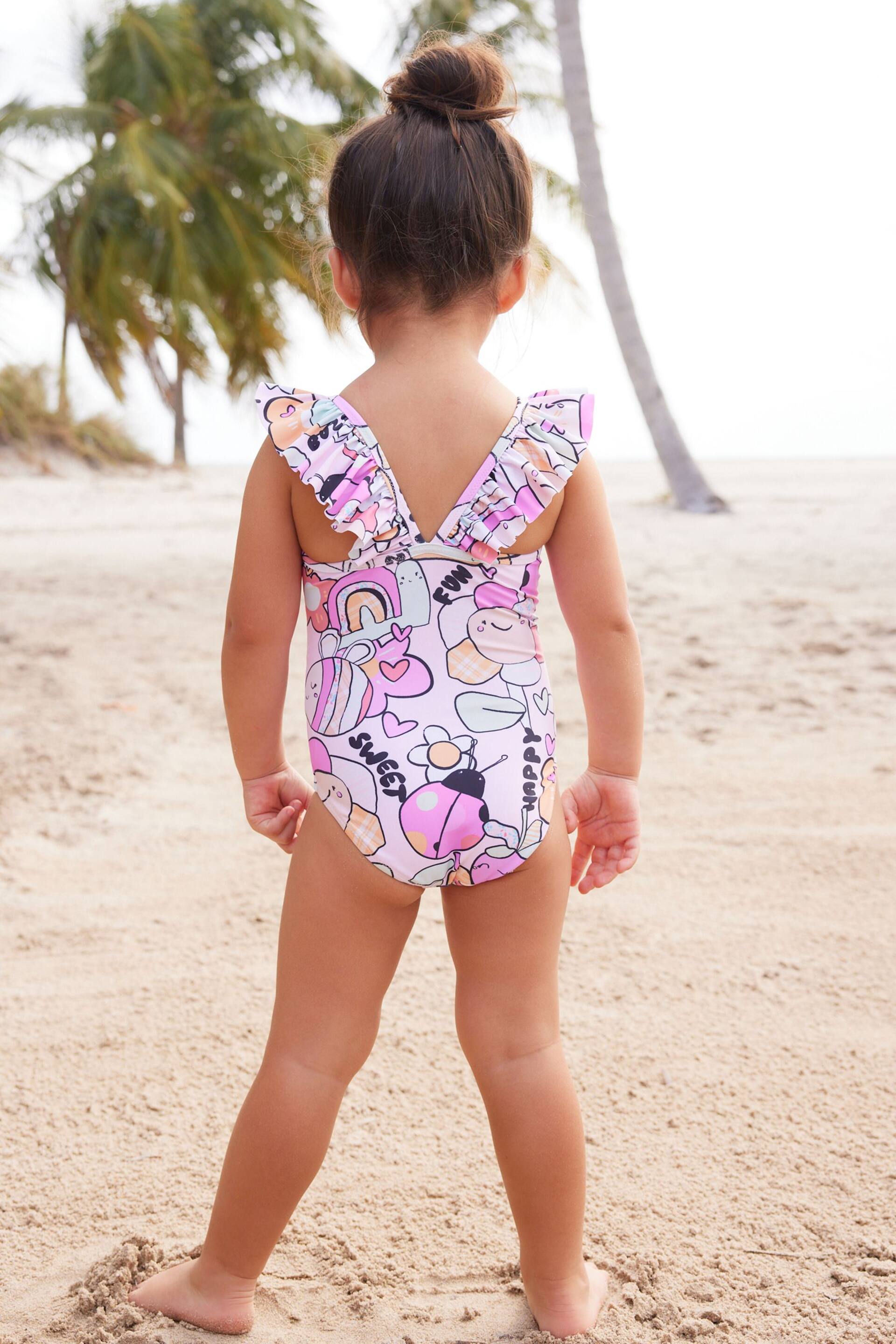 Multi Character Frill Swimsuit (3mths-7yrs) - Image 3 of 8