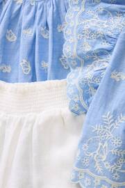 Blue Embroidered Blouse And Trousers Set (3mths-8yrs) - Image 6 of 6