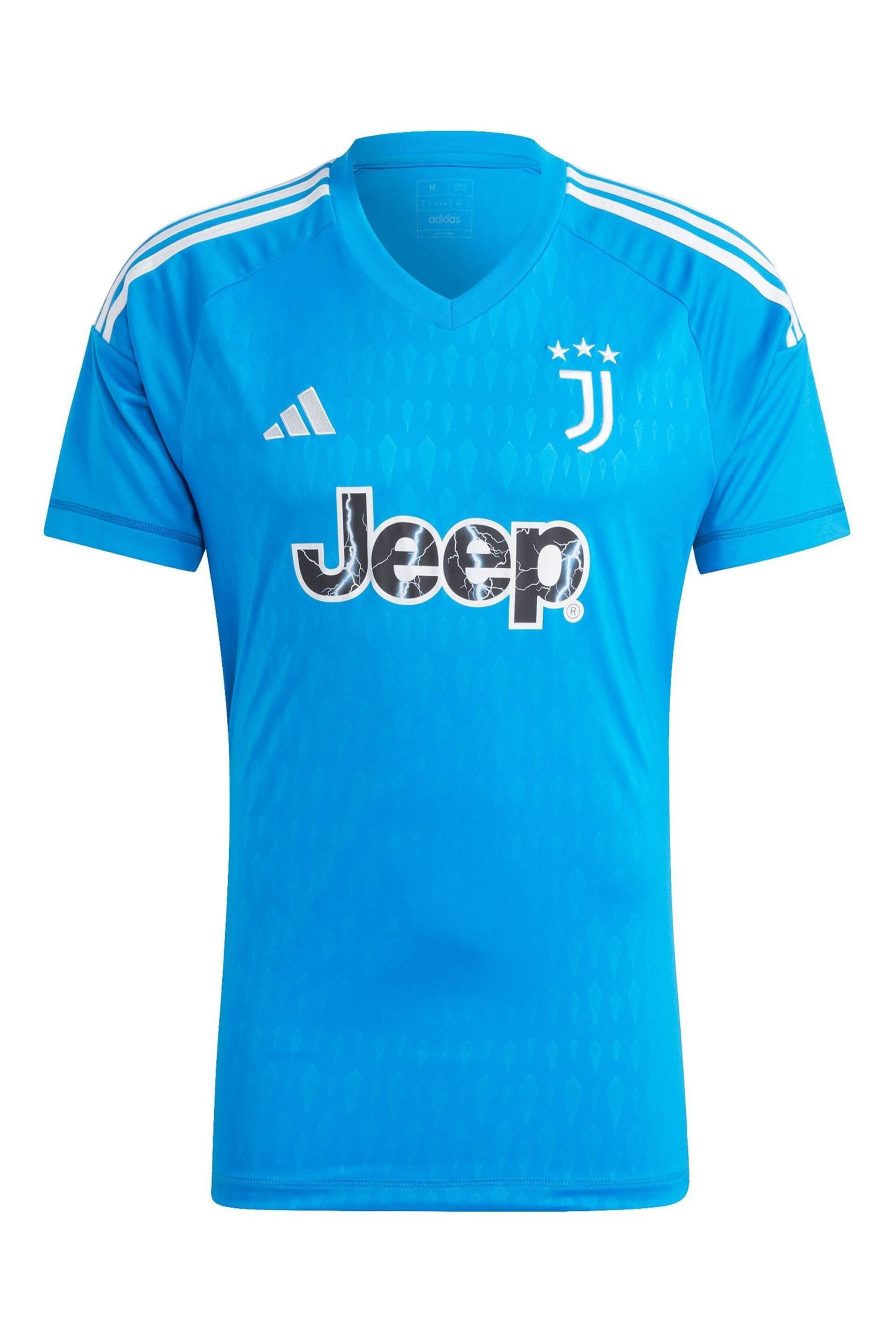 adidas Blue Juventus Goalkeeper Shirt Kids - Image 2 of 2