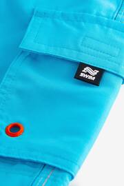 Bright Blue Cargo Swim Shorts (3-16yrs) - Image 7 of 8