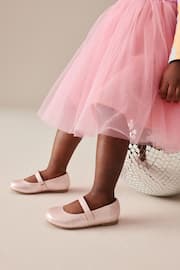 Pink Standard Fit (F) Mary Jane Occasion Shoes - Image 1 of 8