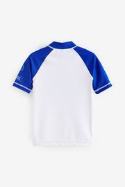 Cobalt Football Short Sleeve Sunsafe Rash Vest (1.5-16yrs) - Image 6 of 8