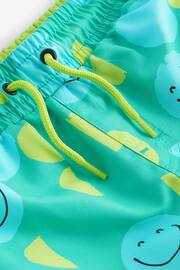 Green/Yellow Printed Swim Shorts (3mths-7yrs) - Image 4 of 4