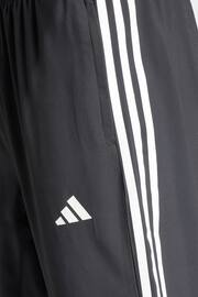 adidas Black Own The Run 3-Stripes Joggers - Image 4 of 4