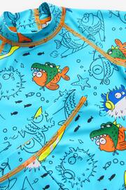 Blue Puffer Fish Sunsafe Top and Shorts Set (3mths-7yrs) - Image 7 of 8