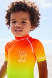 Rainbow Dip Dye Sunsafe All-In-One Swimsuit (3mths-7yrs) - Image 5 of 9