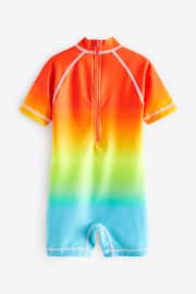 Rainbow Dip Dye Sunsafe All-In-One Swimsuit (3mths-7yrs) - Image 8 of 9