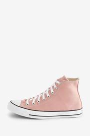 Converse Light Pink Chuck Taylor All Star High Trainers - Image 2 of 9