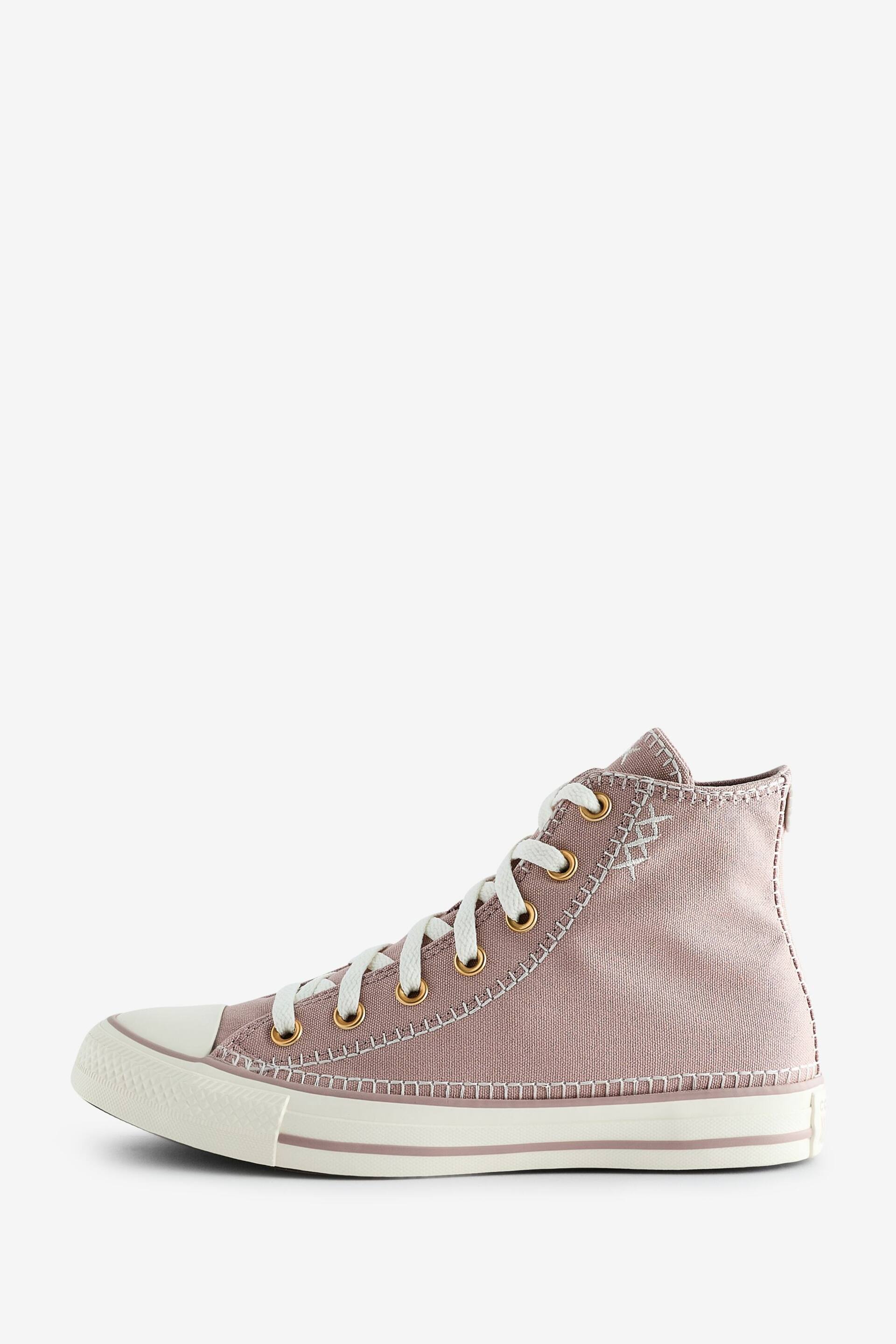 Converse Neutral Chuck Taylor All Star High Top Trainers - Image 2 of 9