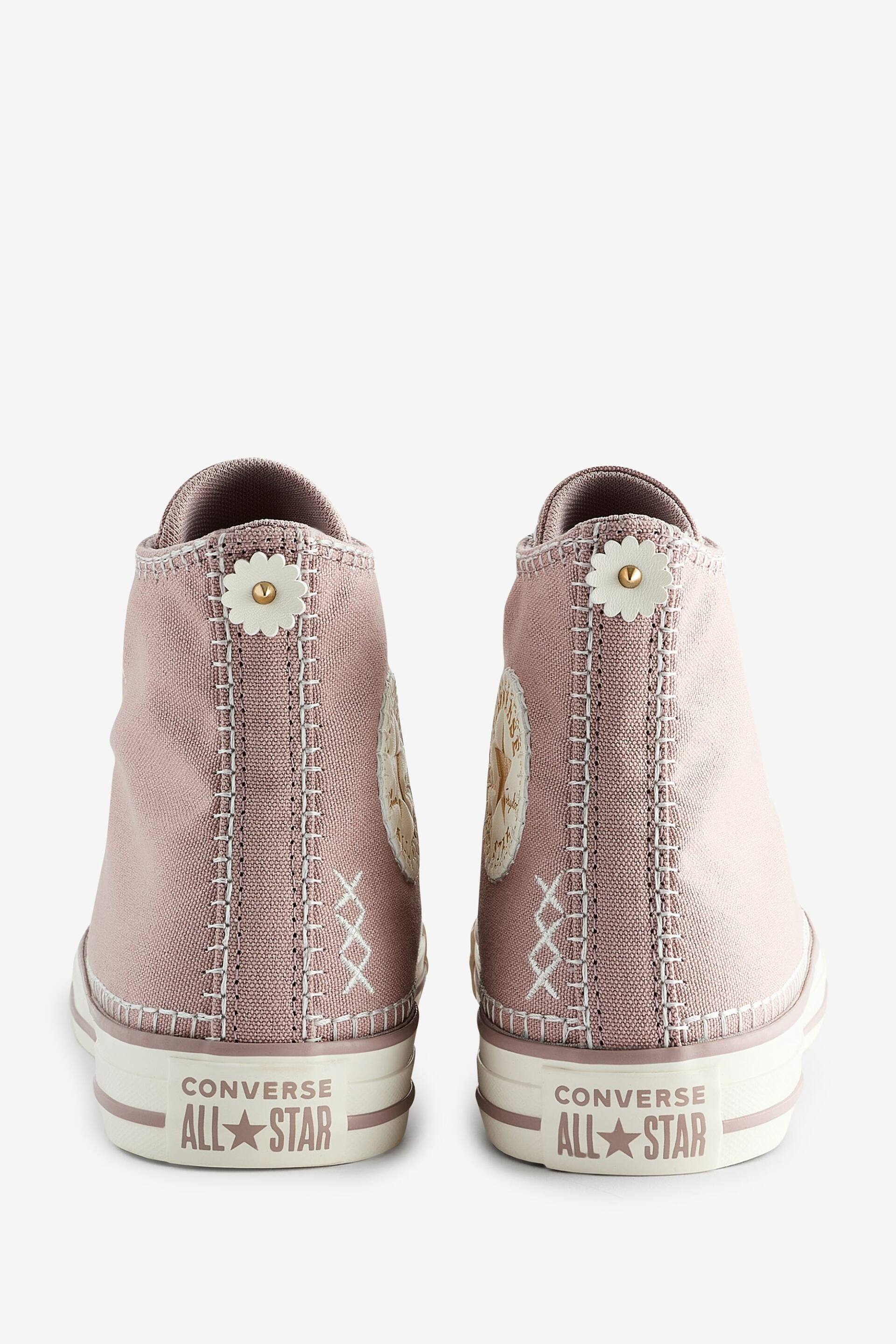 Converse Neutral Chuck Taylor All Star High Top Trainers - Image 4 of 9
