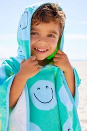 Blue Poncho Beach Towel (9mths-6yrs) - Image 4 of 7