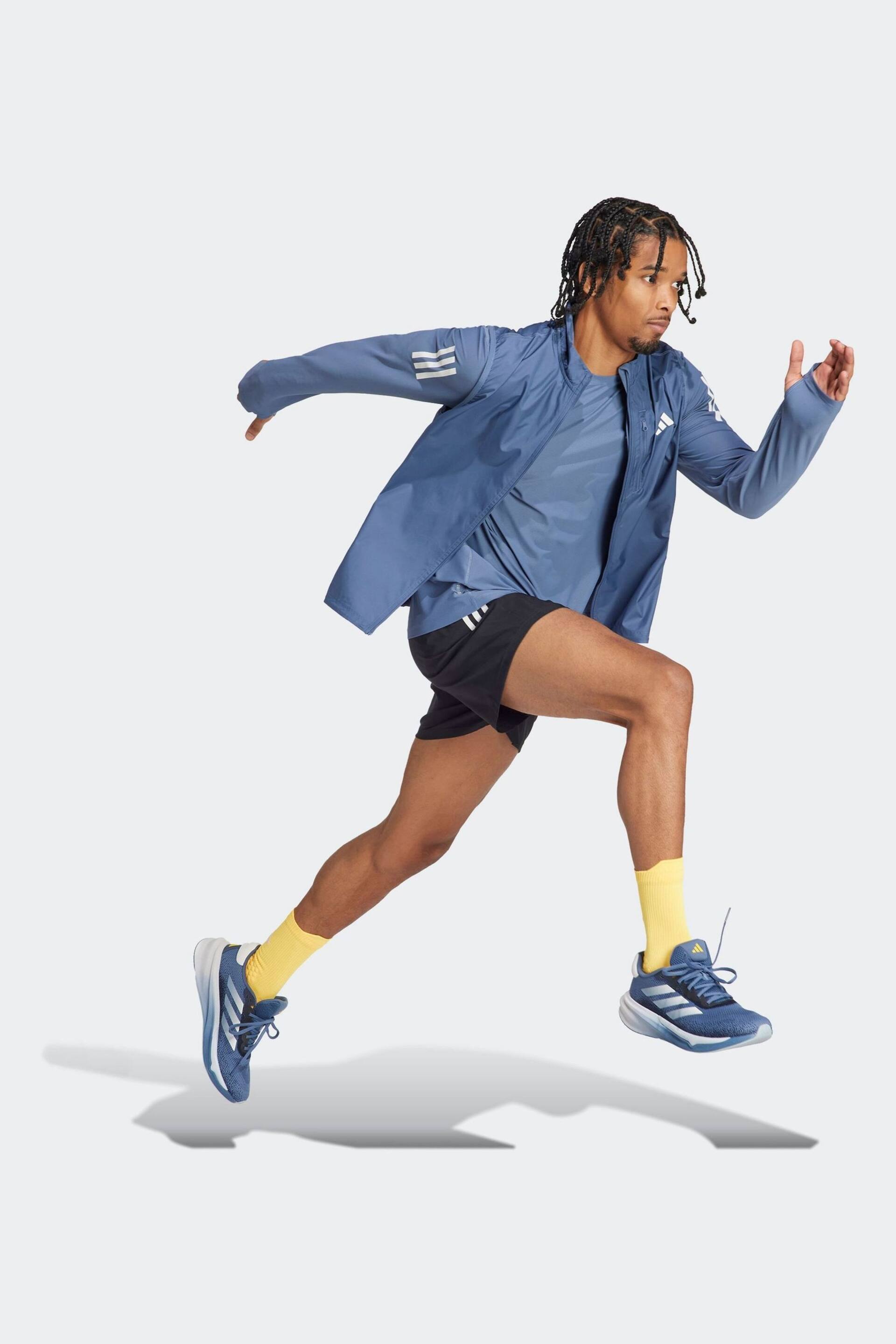 adidas Dark Blue Own The Run Vest - Image 5 of 8