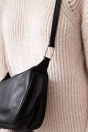 Black Leather Sling Bag - Image 4 of 10