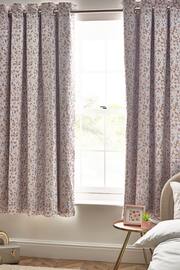 Natural Floral Ombre Eyelet Blackout Curtains - Image 1 of 4