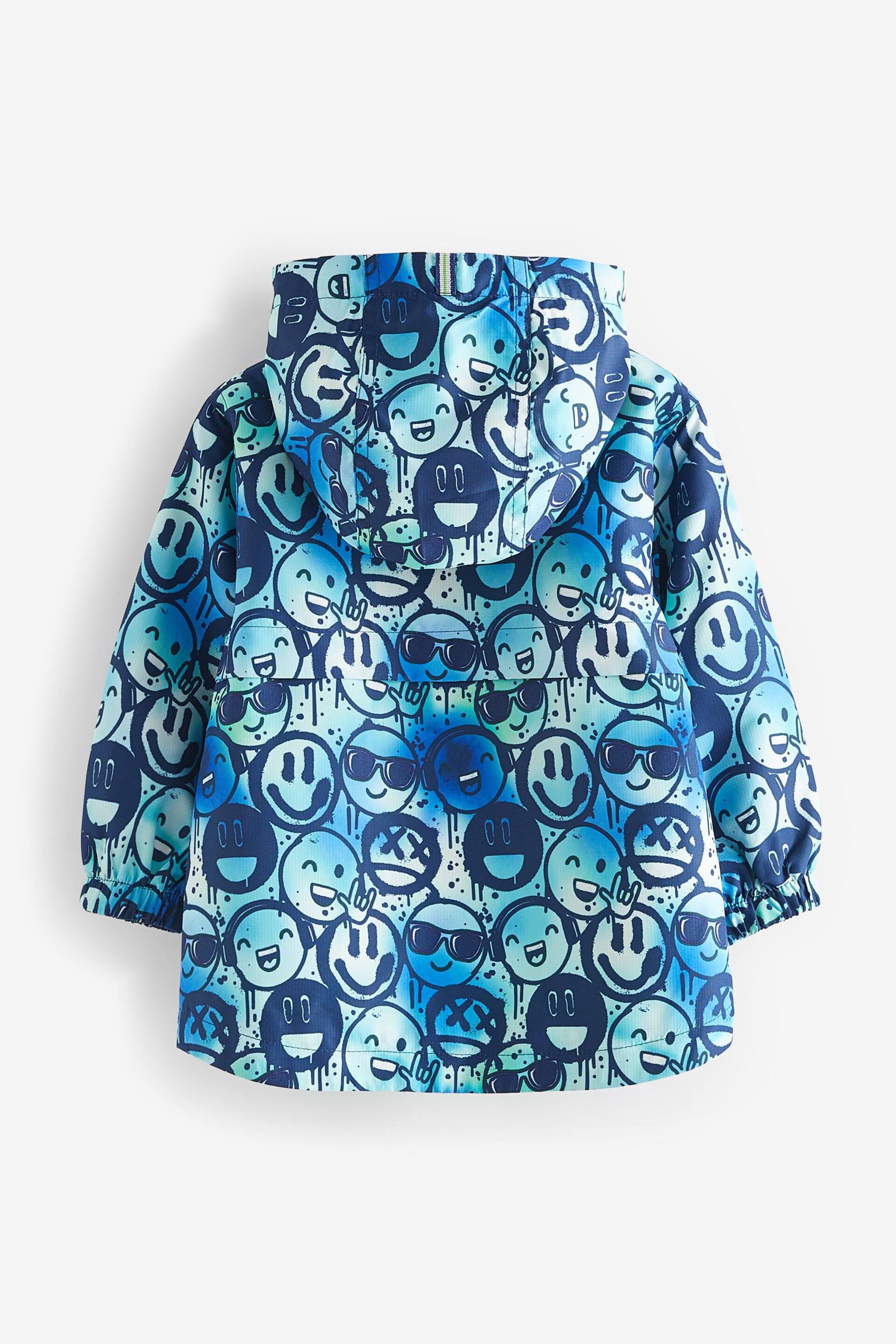 Blue Smile Face Shower Resistant Jacket (3mths-7yrs) - Image 8 of 10