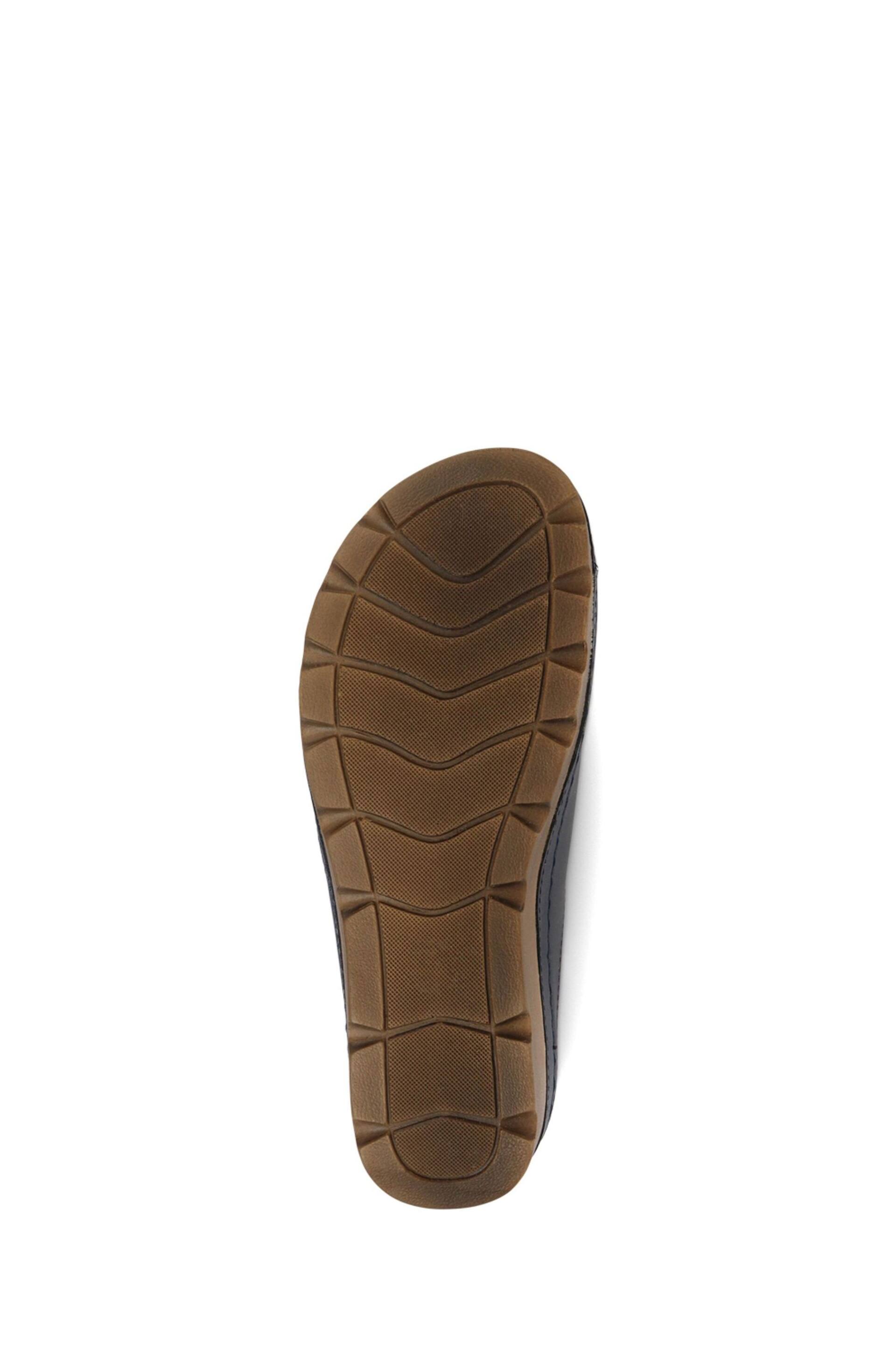 Pavers Adjustable Black Mule Sandals - Image 5 of 5