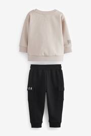 Baker by Ted Baker Sweatshirt and Cargo Joggers Set - Image 7 of 10