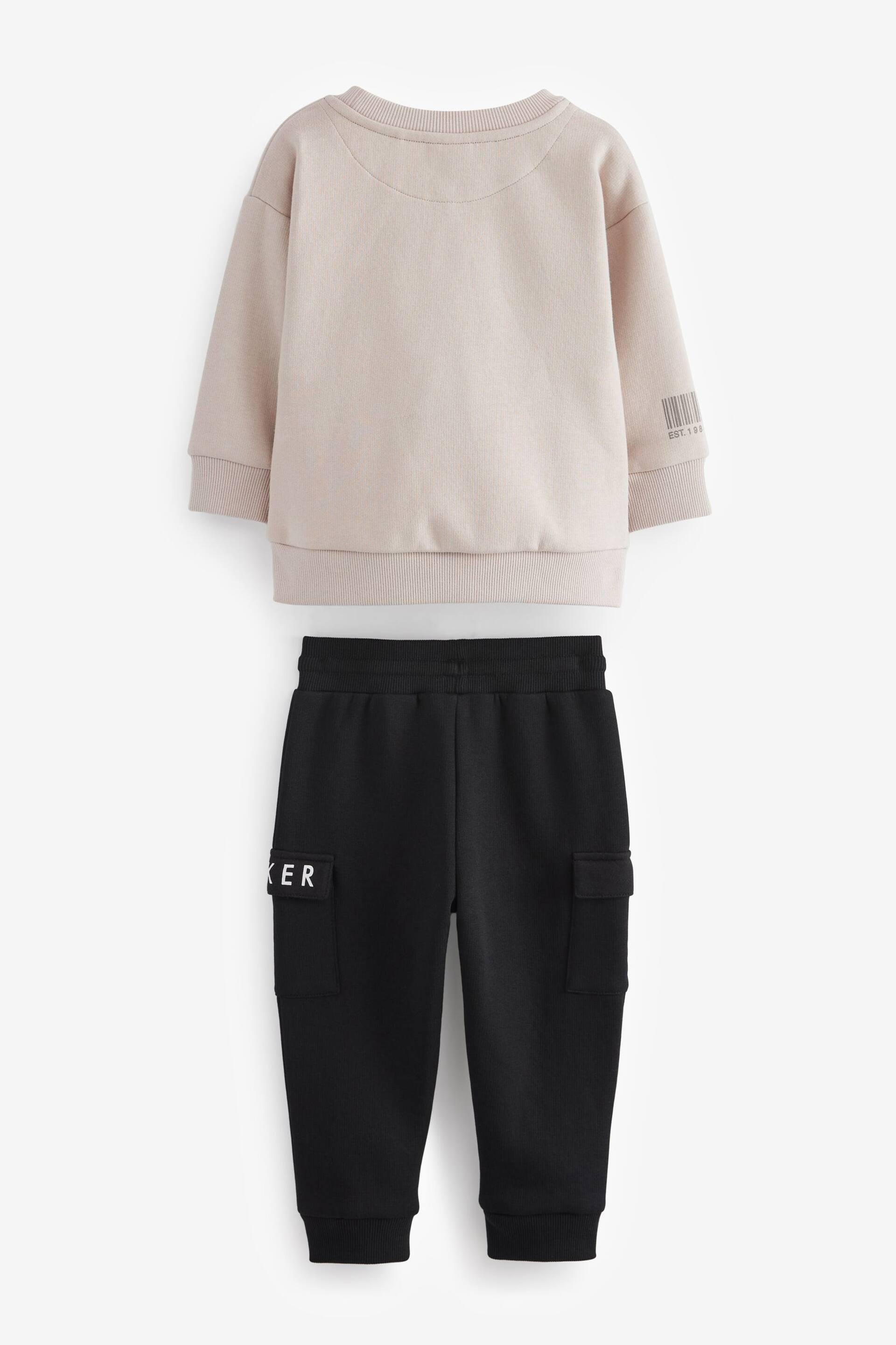 Baker by Ted Baker Sweatshirt and Cargo Joggers Set - Image 7 of 10