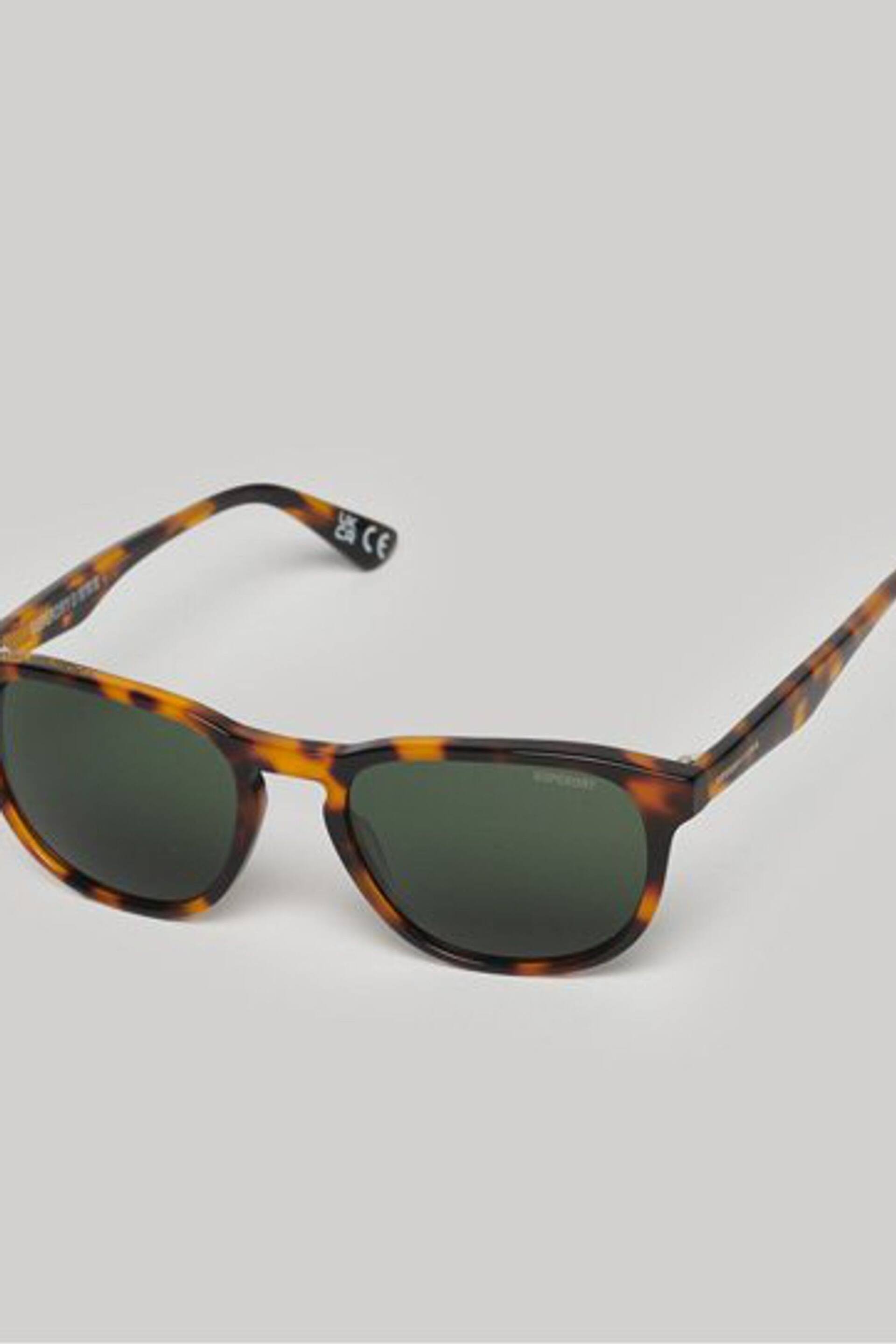 Superdry Brown SDR Camberwell Sunglasses - Image 3 of 6