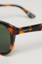 Superdry Brown SDR Camberwell Sunglasses - Image 5 of 6