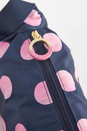 Cath Kidston Navy Blue Spot Round Mini Shoulder Bag - Image 7 of 9