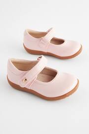Pink Standard Fit (F) First Walker Mary Jane Shoes - Image 3 of 6