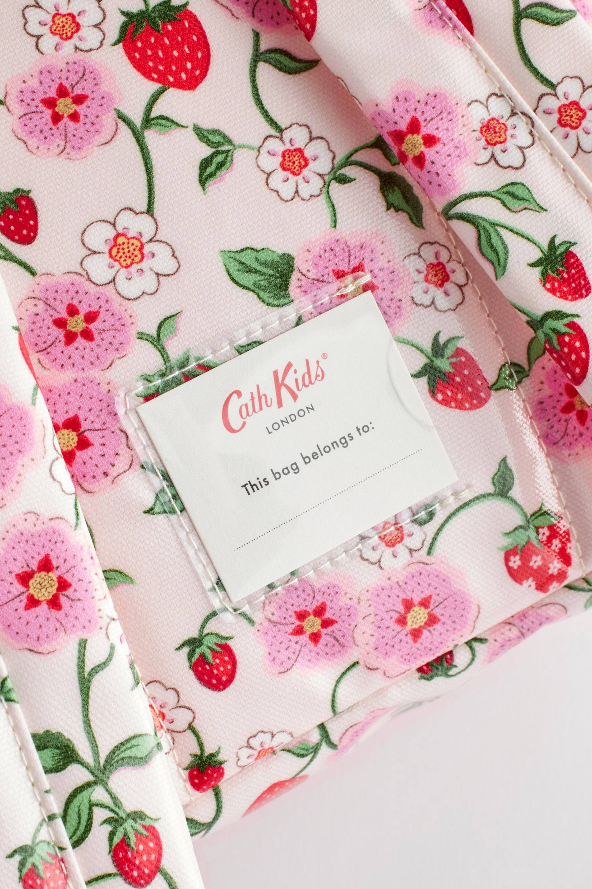 Cath Kidston Pink/White Floral Large Backpack - Image 5 of 12