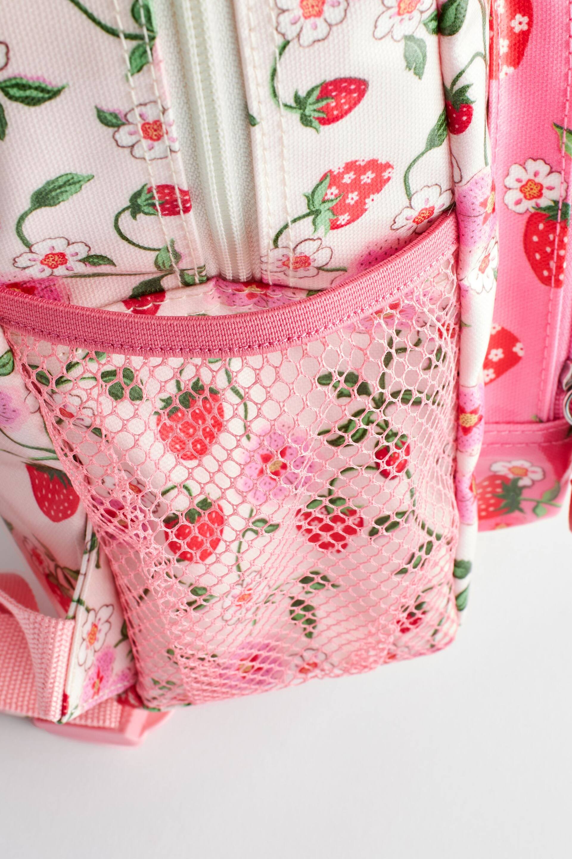 Cath Kidston Pink/White Floral Large Backpack - Image 7 of 12