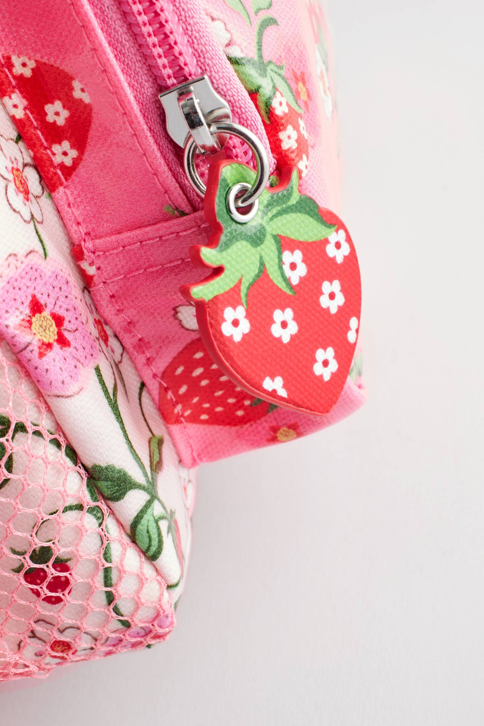 Cath Kidston Pink/White Floral Large Backpack - Image 8 of 12