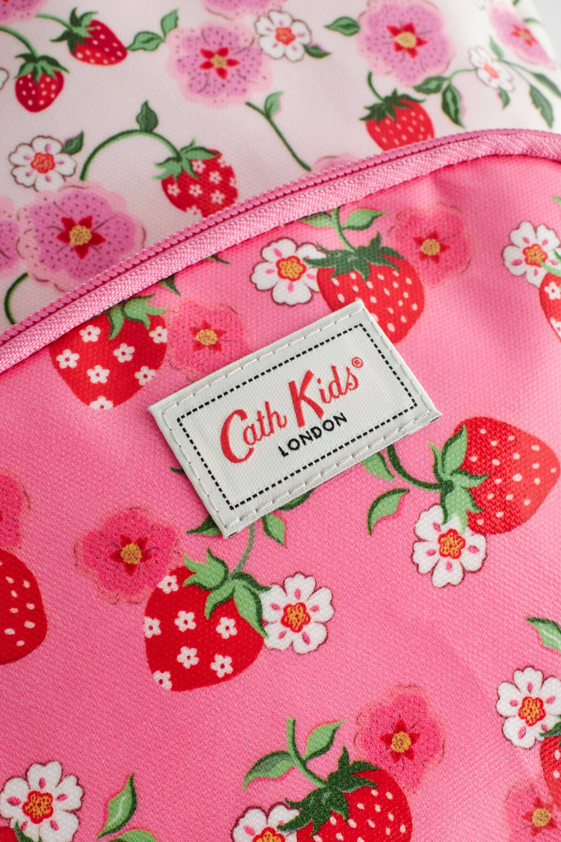 Cath Kidston Pink/White Floral Large Backpack - Image 9 of 12