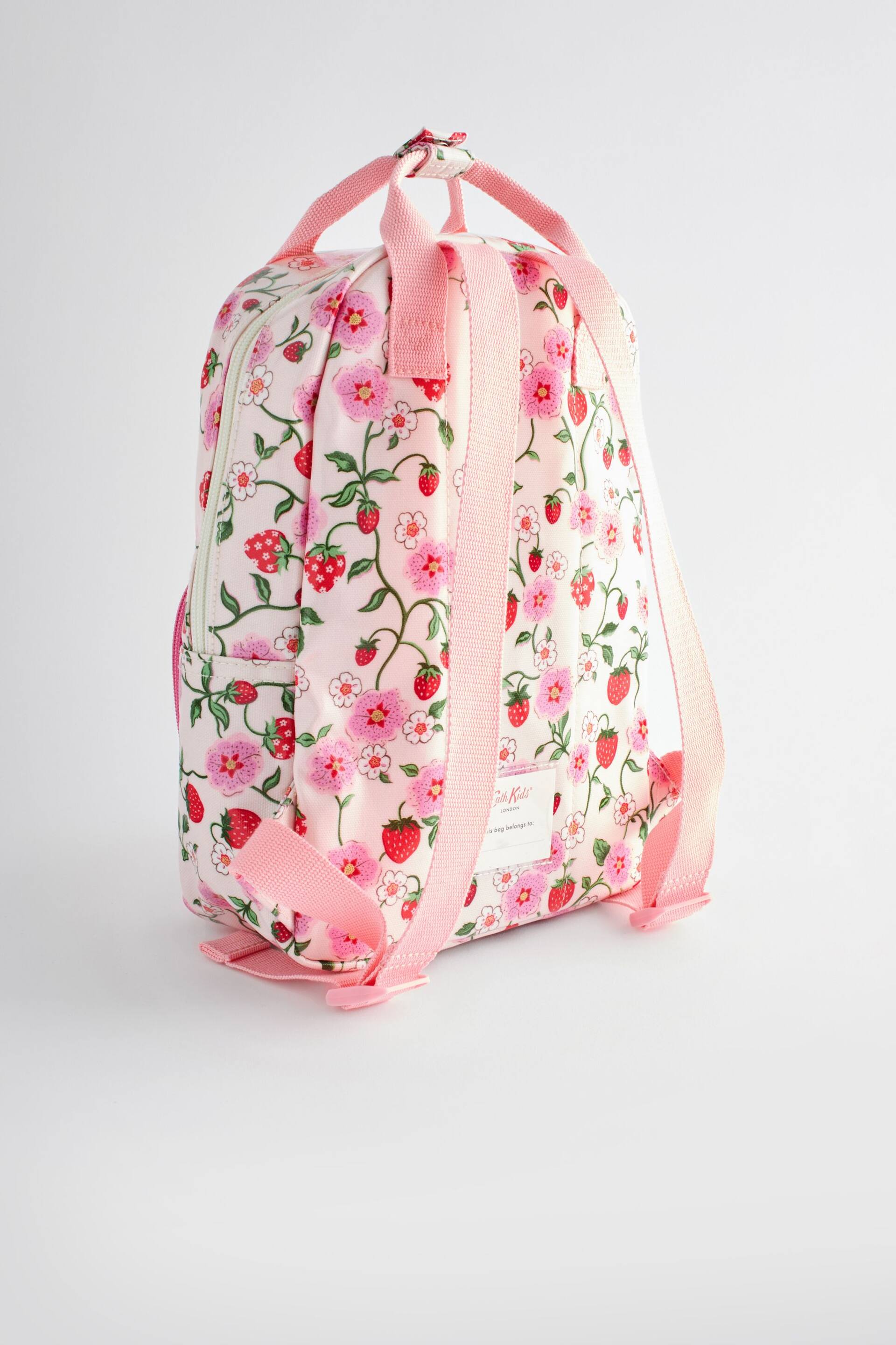 Cath Kidston Pink Strawberry Medium Backpack - Image 2 of 9