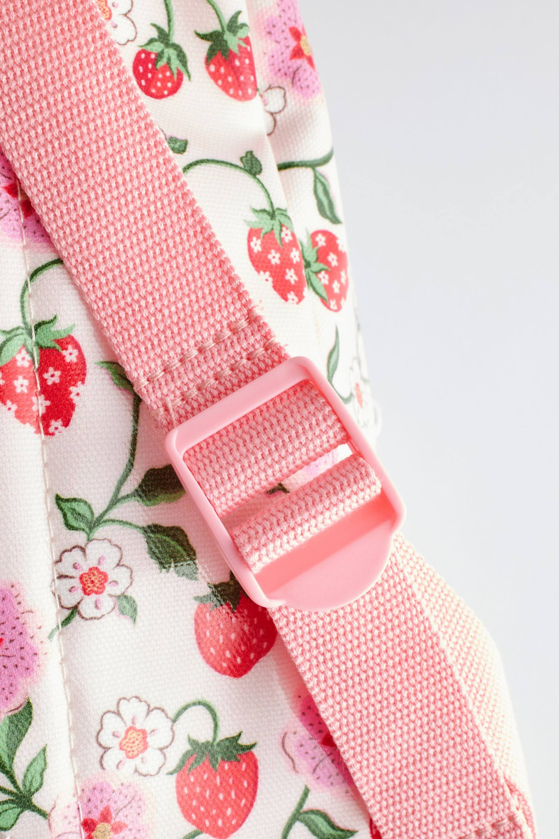 Cath Kidston Pink Strawberry Medium Backpack - Image 4 of 9