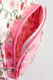 Cath Kidston Pink Strawberry Medium Backpack - Image 9 of 9