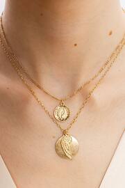 Bibi Bijoux Gold Tone Serenity Layered Charm Necklace - Image 5 of 5