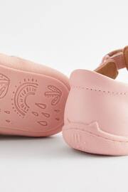 Pink Wide Fit (G) Crawler T-Bar Shoes - Image 5 of 5