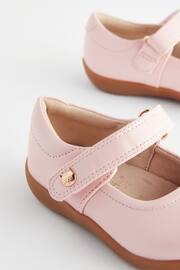 Pink Wide Fit (G) First Walker Mary Jane Shoes - Image 3 of 6