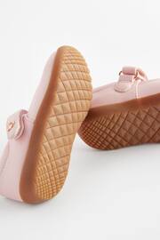 Pink Wide Fit (G) First Walker Mary Jane Shoes - Image 5 of 6