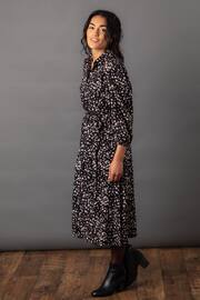 Lakeland Clothing Ariana Floral Black Midi Dress - Image 3 of 8