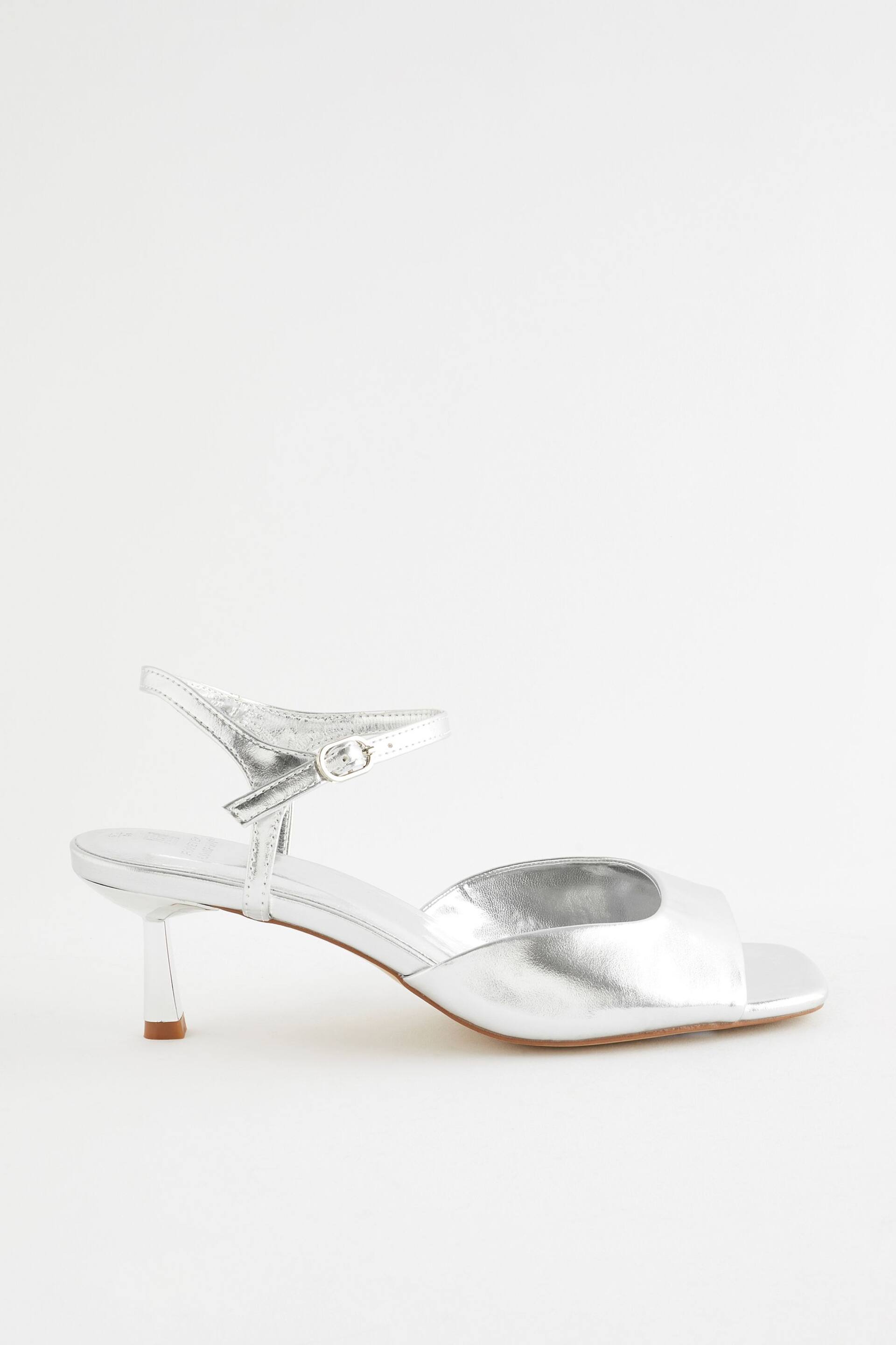 Silver Forever Comfort® Low Simple Sandals - Image 5 of 9